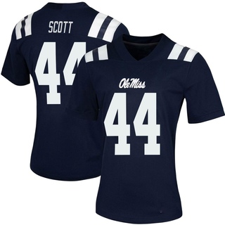 Ali Scott Game Navy Women's Ole Miss Rebels Women Untouchable Football Jersey
