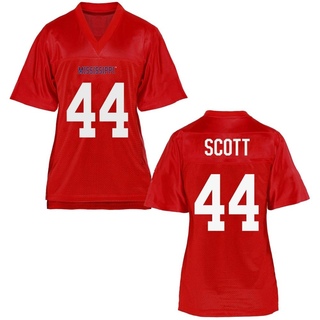 Ali Scott Game Women's Ole Miss Rebels Cardinal Football Jersey