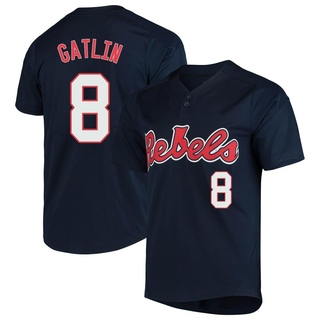 Bo Gatlin Replica Navy Men's Ole Miss Rebels Vapor Untouchable Two-Button Baseball Jersey
