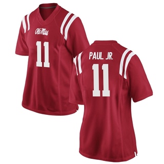 Chris Paul Jr. Replica Red Women's Ole Miss Rebels Football Jersey