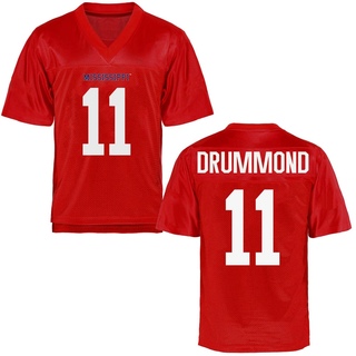 Dontario Drummond Replica Youth Ole Miss Rebels Cardinal Football Jersey