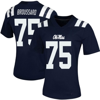 Kavion Broussard Game Navy Women's Ole Miss Rebels Women Untouchable Football Jersey