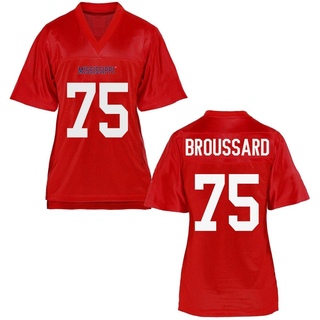 Kavion Broussard Game Women's Ole Miss Rebels Cardinal Football Jersey