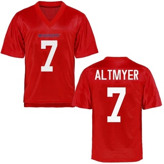 Luke Altmyer Game Youth Ole Miss Rebels Cardinal Football Jersey