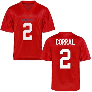 Matt Corral Replica Men's Ole Miss Rebels Cardinal Football Jersey