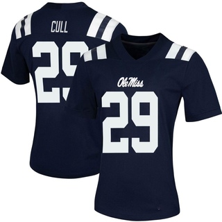 Nick Cull Game Navy Women's Ole Miss Rebels Women Untouchable Football Jersey
