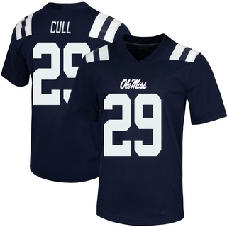 Nick Cull Game Navy Youth Ole Miss Rebels Untouchable Football Jersey