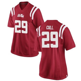 Nick Cull Replica Red Women's Ole Miss Rebels Football Jersey